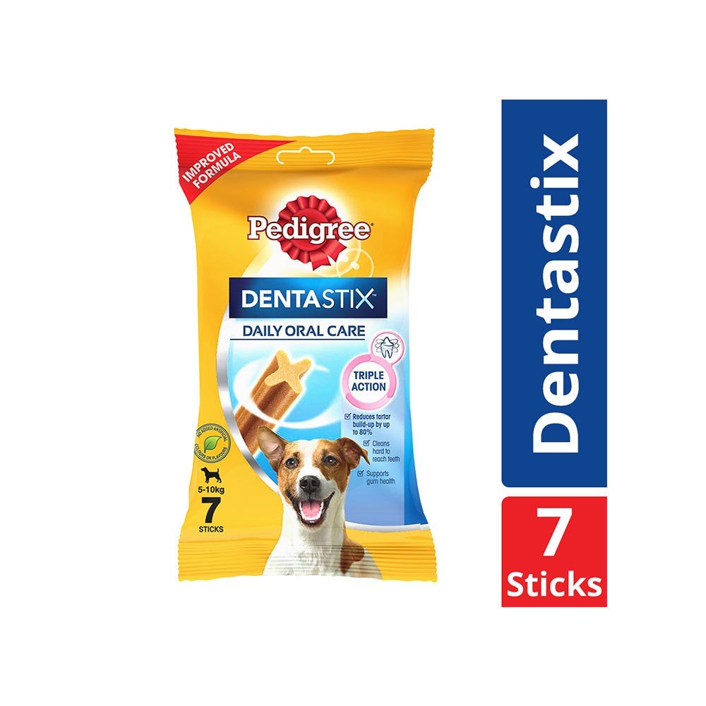 Pedigree Dentastix Oral Care Adult Small Breed (5-10 KG) Dogs Treat (7 Pcs)